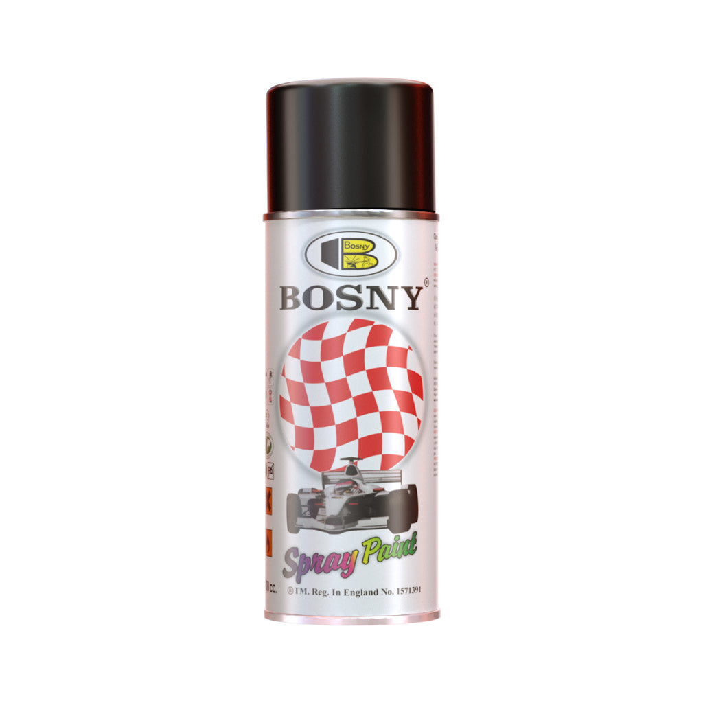 Lata de pintura en aerosol Galaupa Splendor Color negro satinado, pintura aerosol para decoración y proyectos creativos.