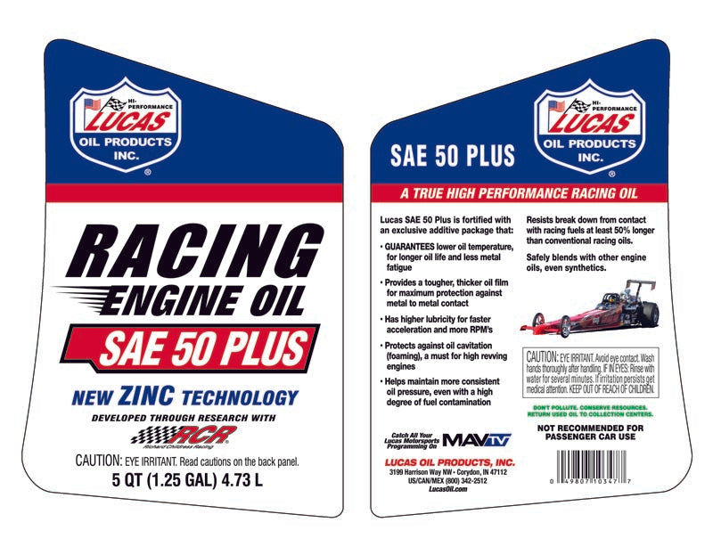 Aceite de Competición SAE 50 PLUS