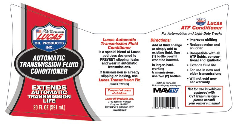 Aceite acondicionador para transmisión automática Galaupa en envase de 20 oz, líquido para mejorar el rendimiento de la transmisión.