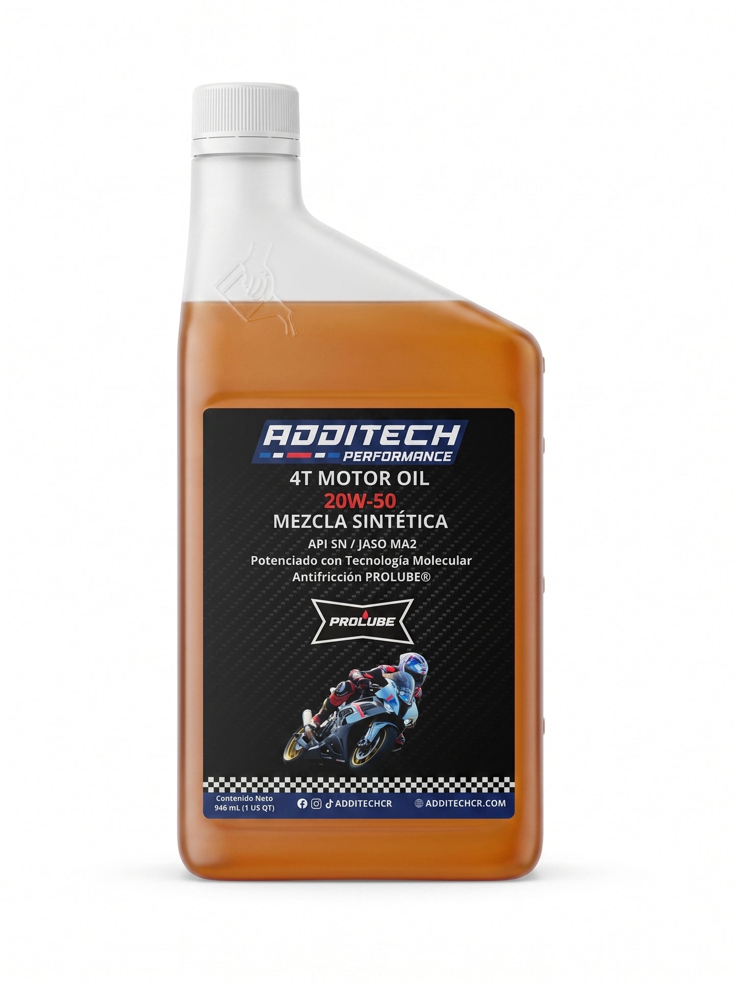 Aceite 4T 20W-50 Mezcla Sintética