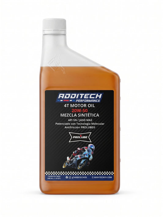 Aceite 4T 20W-50 Mezcla Sintética