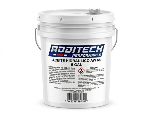 Aceite Hidráulico Anti Desgaste Additech ISO AW 68