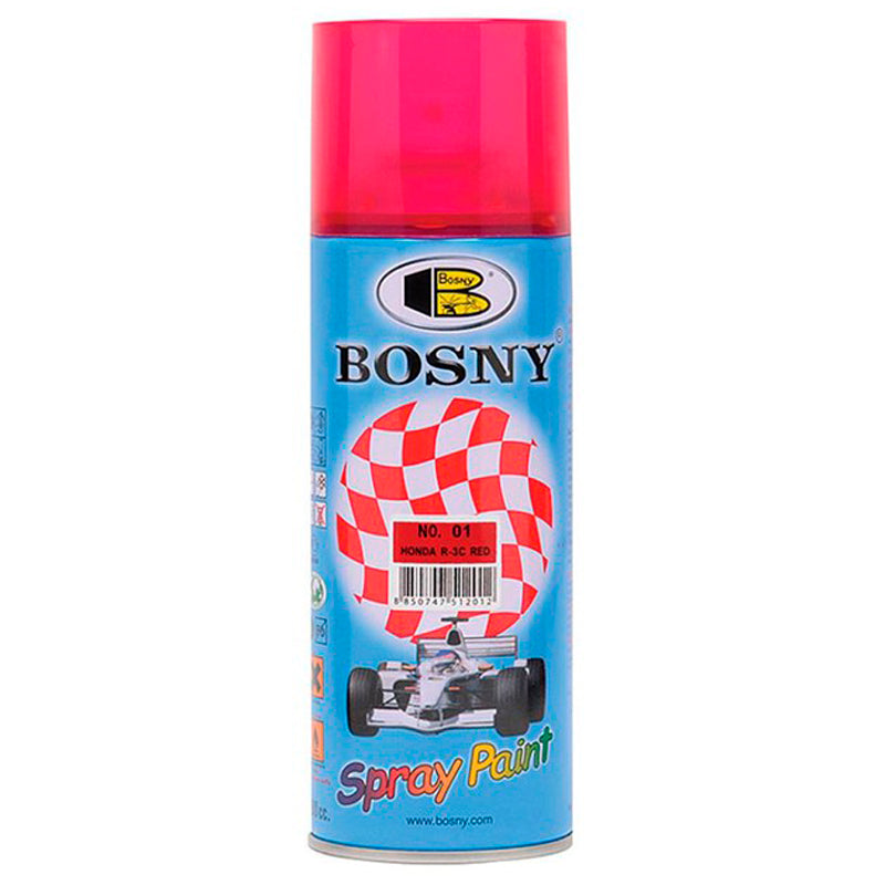 Pintura Aerosol SB-01 Color Rojo Honda R-3C