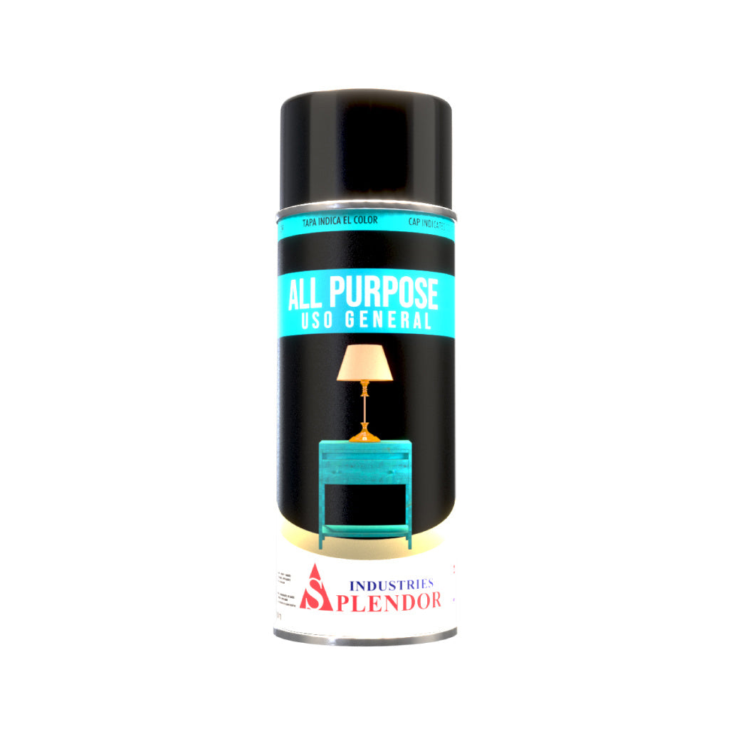 Pintura Aerosol Splendor Color Negro Brillante