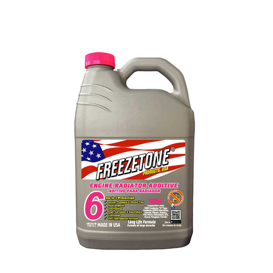 Enfriador Coolant Quigo Rosa con tonos azul, rosa y púrpura, de larga duración, con envase transparente y líquido en color vibrante.