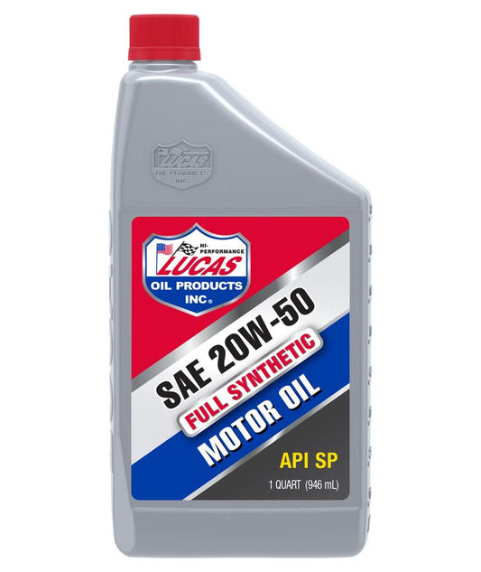 Aceite para motor gasolina Galaupa SAE 20W-50 sintético, envase con etiqueta visible y tapón de rosca