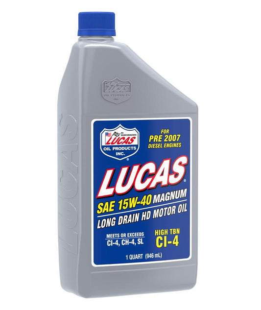 Aceite para motor diésel Galaupa Magnum Alto TBN SAE 15W-40 CI-4, sintético, envase con etiqueta visible, para motores diésel.