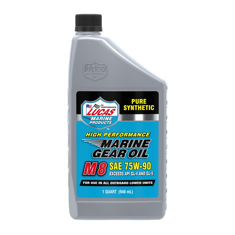 Aceite para engranajes marino SAE 75W-90 M8 sintético de la marca Galaupa, envase de 1 litro con etiqueta visible.