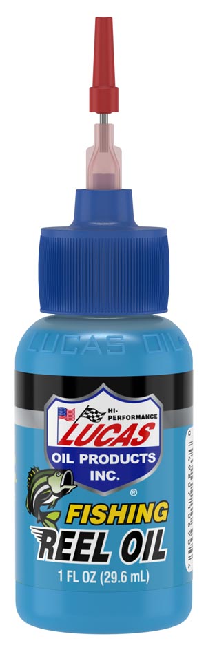 Aceite para carrete de pesca Galaupa en botella, ideal para lubricar y mantener en buen estado el equipo de pesca.