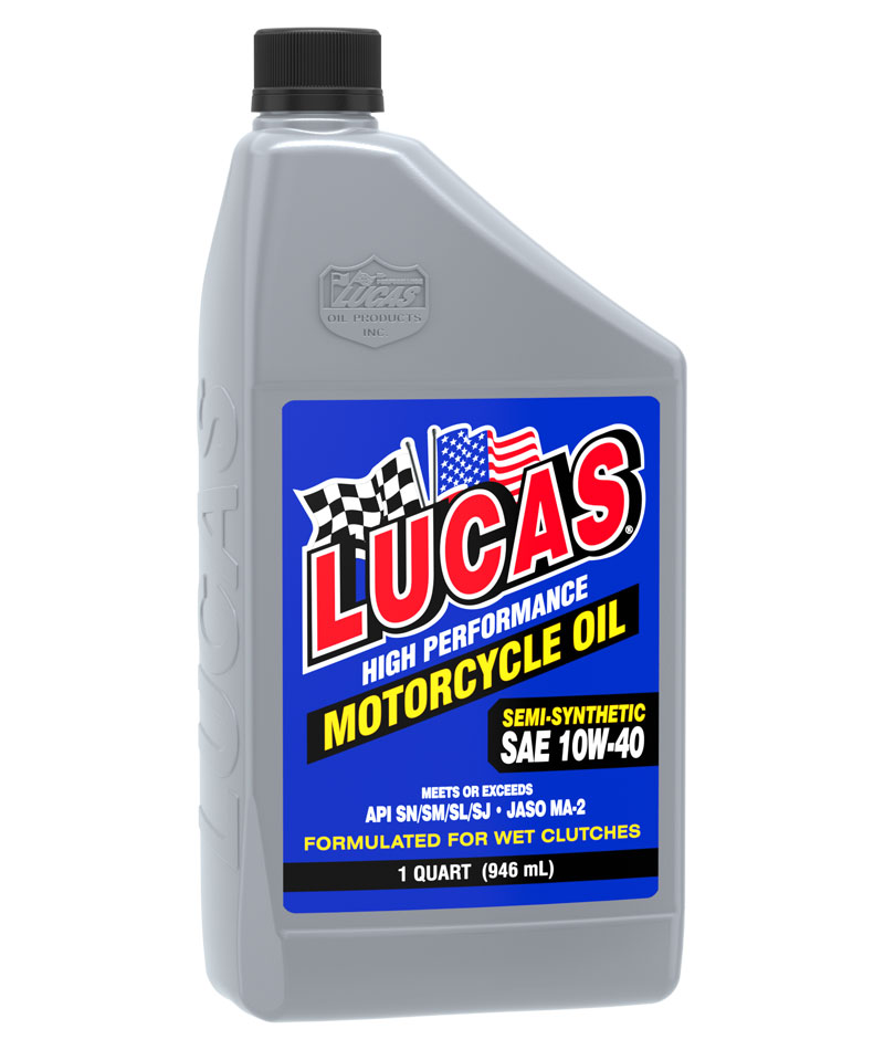Aceite para motor 4T Galaupa SAE 10W-40 semi sintético para motocicletas, envase con etiqueta visible y tapa negra